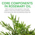 Organic Rosemary Hair Oil Capsules 40 PCS, Rosemary & Argan & Avocado Hair Growth Oil for Frizz Dry&Damaged Hair, Deep Moisturizing Hair Heat Prot...