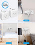 TROND South Africa Power Adapter 2 Pack - US to South Africa Travel Plug Adapter with 4 Outlets 2 USB (1 USB C), Type M Power Converter Adaptor fo...
