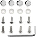 LFPartS Premium Slim Style Stainless Steel License Plate Frame (4 Holes, Polished Mirror Finish)...