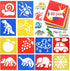 LanMa Drawing Stencils for Kids, 48 Pieces Plastic Drawing Painting Stencil Templates for Kids Crafts School Art Projects...