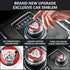 ARKPSKNIGHT 3D Gear Shift Knob Cover,Sports Preformance Modification,Brand Logo Badge Decal Compatible with Jagvar Accessories(Red Chrome 3D)...