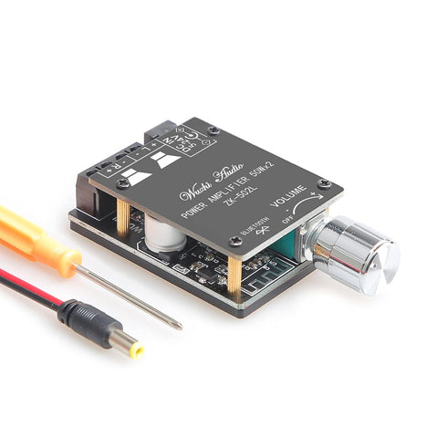 Mini Bluetooth Amplifier Board Class D AMP Module for DIY Wireless Speaker (ZK-502L)...