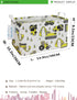 LANGYASHAN Rectangular Storage Bin Collapse Canvas Fabric Cartoon Storage Basket with Handles for Organizing Home Kitchen Boys and Girls Toys Offi...