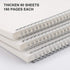 RETTACY Graph Paper Notebook 3-Pack - A5 Graph Grid Spiral Notebook with 160 Pages per Pack, Notebooks for School, Homework, Math, 100 GSM Premium...