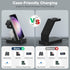 Charging Station for Samsung Multiple Devices, 3 in 1 Fast Charger for Samsung Galaxy Watch 5/5 Pro/4/3/Active/2/1, Galaxy S23/S22/S21/S20/S10,Not...