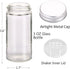 SWOMMOLY Replacement Glass Spice Jars/Round...