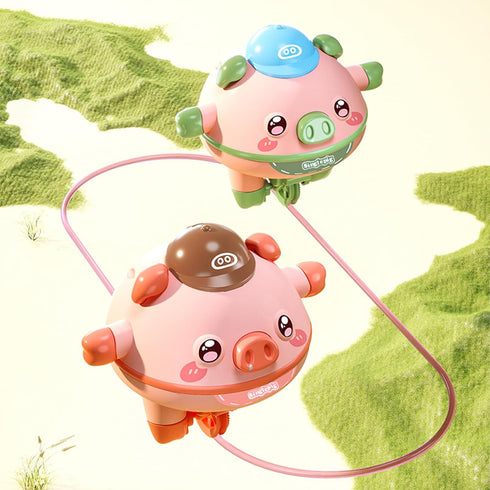 Novelty Tightrope Walking Tumbler Unicycle Toys,Cute Balanced Pig Toys,Roly-Poly Fingertip Gyroscope Balance Robot,Roly-Poly Balance Pig Piglet,No...