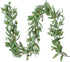DearHouse 5.5ft Seeded Eucalyptus Garland, Artificial Vines Faux Eucalyptus Leaves Table Garland Artificial Greenery Wedding Backdrop Arch Wall De...