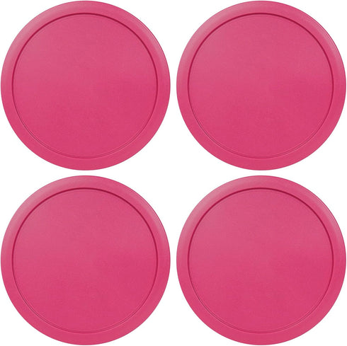 Replacement Lid for Pyrex 5" Storage Plastic Cover 2 Cup Bowl 7200-PC Fuchsia (4-Pack)...