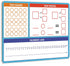 Dry Erase Addition & Subtraction & Number Table Board 9" x 12", Double Side 140 Number Chart Table Math Manipulatives Lapboard for Kids Students C...