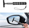 Car Side Mirror Squeegee, 35.6'' Retractable Rearview Mirror Wiper, Mini Portable Auto Window Squeegee Cleaner, Universal Vehicle Glass Cleaning T...