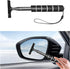 Car Side Mirror Squeegee, 35.6'' Retractable Rearview Mirror Wiper, Mini Portable Auto Window Squeegee Cleaner, Universal Vehicle Glass Cleaning T...