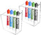 Magnetic Marker Holder for Whiteboard, Fridge, Locker, Adhesive Dry Erase Marker Organizer, Acrylic Pen Holder with 3M Transparent Tapes and Magne...