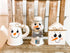 5” Christmas Snowman Face Stencils for Painting on Wood Reusable Christmas Stencil Winter Ornament Drawing Templates for Tiered Tray/Window/Shirts...