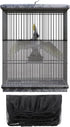 Bird Cage Seed Catcher, Universal Adjustable Birdcage Cover Skirt Bird Cage Net Cover Nylon Guard Net Cover for Parrot Parakeet Macaw Round Square...