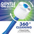 Brilliant Oral Care Baby Toothbrush with Soft Bristles and Round Head, for a Toddler Approved, Easy to Use All-Around Clean Mouth, Ages 0-2 Years,...