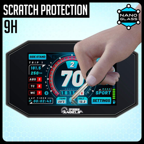 Speedo Angels Nano Glass Screen Protector for CB125R / CB300R (2018+)...