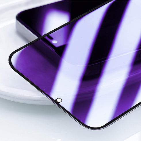 Compatible with iphone 13 Pro and compatible with iphone 14 / 13 Privacy screen protector 2 Pack Gradient Colorful Mirror Tempered Glass anti Blue...