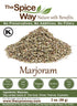 The Spice Way Marjoram Leaves - (2 oz) pure ground dried leaf...