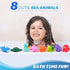 LotFancy Bath Toys for Kids Ages 1-3, Mold Free Bath Toys for Infants Toddlers, 8PCS No Holes Ocean Sea Animal Bathtub Toys, Soft Baby Bath Tub To...