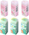 Eraser Cute 6pcs Pencil Eraser Set Rectangle Rubber Eraser Animal Rubbers Erasers Kawaii Rubber Eraser for School Office Supplies...