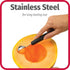GoodCook Touch Stainless Steel 2-in-1 Melon Baller and Fruit and Veggie Corer Scoop, Silver/Black...