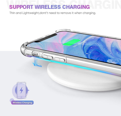 ORIbox for iPhone 11 Pro Max Case Clear,with 4 Corners Shockproof Protection,iPhone 11 Pro Max Clear Case for Women Men Girls Boys Kids,Case for i...