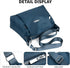 Ladies Crossbody Handbag Roomy Shoulder Bag Tote Bag Waterproof Nylon Hobo bag Multi-Pocket Messenger Bag for Women...
