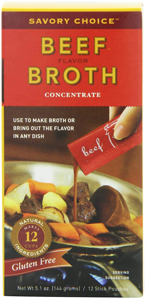 Savory Choice Liquid Beef Broth Concentrate 5.1 Ounce Box (Pack of 2)...