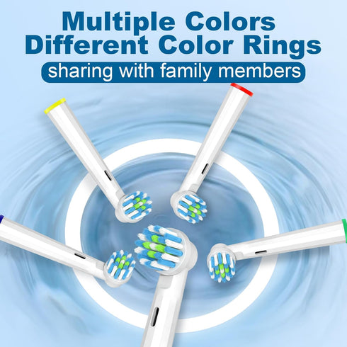 Replacement Toothbrush Heads Compatible with Braun Oral B Pro 1000/7000/9600/5000/3000, Brush Heads Refills for Genius X and Smart 1500 Electric T...