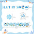 74pcs Winter Bulletin Board Classroom Decor LET IT Snow Cutouts Self-Adhesive Christmas Accent Cut Outs with Snowflake Snowman Patterns for Xmas W...