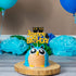 Owl Cake Topper Happy Birthday Sign Cake Decorations for Owl Themed Kids Boy Girl Birthday Baby Shower 1st Bday Party Supplies Gold GoldSparkle Dé...