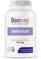 BESTVITE Selenium 200mcg (180 Vegetarian Capsules) - No Stearates - No Flow Agents - Vegan - Non-GMO - Gluten Free...