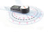 GemRed 12" Digital Goniometer 360 Degree Physical Therapy Plastic Protractor for Joint Range of Motion ROM Measurement...