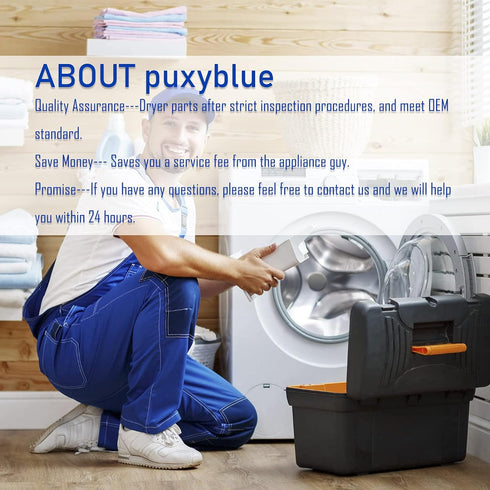 puxyblue Thermal Fuse 6931EL3003D &Thermostat 6931EL3001F replacement for PS3530485 dle5955w AP5072172 compatible for L-G Ken-more Sam-sung Dryer by puxyblue