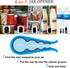 Bloss Anti-skid Jar Opener Jar Lid Remover Rubber Can Opener Kitchen Grippers To Remove Stubborn Lids, Caps and Bottles Great Kitchen Gadgets For ...
