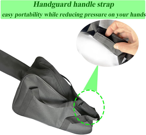 Chainsaw Bag Carrying Case, Heavy Duty Chainsaw Storage Bag with Handle Sticky Strip Portable Protection Chainsaw Waterproof Holder Fit for 12''/1...
