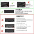 USA Version Silicone French AZERTY Language Keyboard Cover for MacBook Pro 13 15 inch 2019 2018 2017 and 2016 with Touch Bar and Touch ID Model: A...