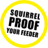 Just Play Scram, Squirrel by Slinky, Squirrel-Proof Bird Feeder Accessory that Guards Bird Seed, Kids Toys for Ages 5 Up by Just Play...