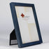 Lawrence Frames Blue Wood Picture Frame, Gallery Collection, 5 by 7-Inch...