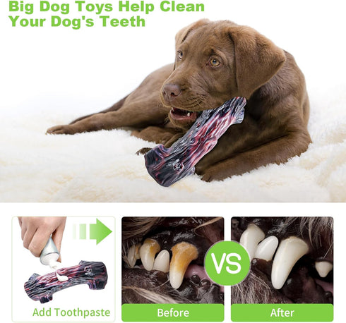 Large Dog Milk Flavored Indestructible Chew Toy, G-01 for Aggressive Chewers...