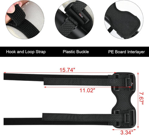 TXEsign Portable Speaker Mount for Bike/Golf Cart/Boat Railing, Adjustable Strap Bike Speaker Holder Speaker Attachment for JBL Charge 4/JBL Charg...