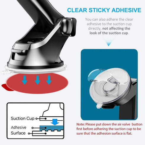 Dashboard Pad Mounting Disk Sticky Adhesive Replacement Kit, PKYAA 6pcs 2.1"(53mm) Circle Heat Resistant Double-Sided Stickers for Suction Cup Car...