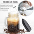 Daily-buy 4pcs Electric Mini Kitchen Stirrer Milk Frother Coffee Egg Milk Shake Mixer Stainless Steel Battery Operated Coffee Stirrer for Foamer &...