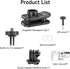 Backpack Mount Clip - for DJI OSMO Pocket 3 Magnetic Mounts 360° Rotation Action 4 Backpacks Shoulder Strap Clips Most Cameras GoPro Insta360 OSMO...