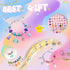 YTUONIG 116 pcs Charm Bracelet Making Kit for Ages 8-12 Girls, with a Portable Bracelet Organizer Box, Unicorns Arts Crafts Gifts for Teenage Birt...