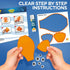 Arts and Craft Kit for Toddlers Ages 3, 4, 5 Years - Craft 9 Fun Fish Characters...
