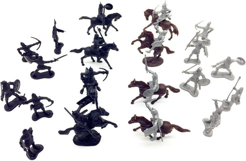 Dragon Knight Action Figure Horse with Lance Fantasy World Ancient Soldiers Warriors Army Cavalry Party Favors Classic Soldier Toys...