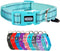 Reflective Nylon Dog Collar with Breathable Neoprene Padding,Adjustable for Small Dogs.(9.8"-15",Teal)...