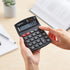 Amazon Basics LCD 8-Digit Desktop Calculator, Black - 5 Pack...